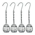thumbnail image 2 of 4x Bird Food Basket Easy to Clean Foraging Basket for Backyard Walkway Porch Black, 2 of 8