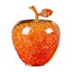 thumbnail image 2 of Adorno de manzanas de cristal | Decoración navideña de vidrio artesanal | Regalo romántico personalizado de Nochebuena para amigos y familiares | Decoración festiva para el hogar | Opciones en rojo,, 2 of 6