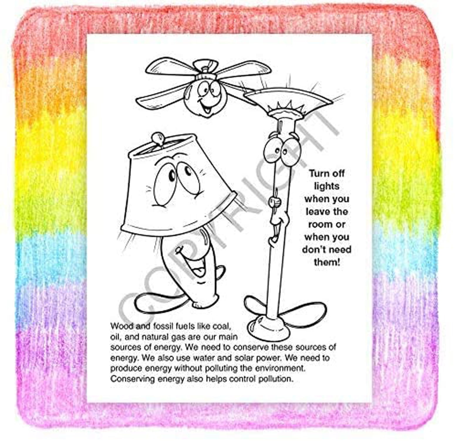 ZoCo: 25 Pack - Saving Energy and Water Kid's Educational Coloring & Activity Books