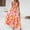 Orange summer dresses, variant on pimelu Dresses for Women Womens Summer Dresses Beach Boho Elastic Waist Spaghetti Strap Slit Long Dress Summer Elegant Floral Print Sleeveless V-Neck Women Maxi Sundress