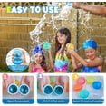 thumbnail image 2 of SCUATANBE 12 globos de agua magnéticos reutilizables, autosellantes de llenado rápido, juguetes al aire libre para niños de 4 a 8 años, bolas de agua recargables para fiestas de verano, pisc, 2 of 5