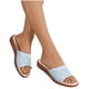 thumbnail image 4 of Amzcrzy Zapatos de mujer,Zapatos de mujer,Zapatillas de mujer, Sandalias casuales con agujeros para mujer, cómodas y con ranuras, de suela plana Sandalias Mujer Zapatillas De Casa, 4 of 5