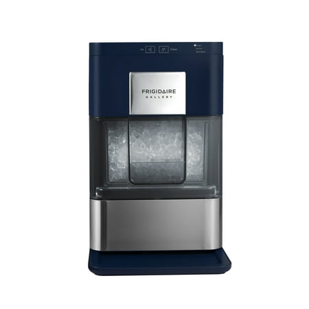 Frigidaire Gallery 44 lb Day Capacity Touchscreen Nugget Ice Maker Navy - high-capacity icemaker with stainless steel accents ideal for kitchens, entertaining, and frequent ice use