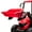 Red, variant on Bikes 24V Ride on Tractors with Parent Remote Control, Pedal Tractors with Working Loader and Backhoe Digger, ' Ride on Car Toys 24V Battery Powered Electric Vehicles with Trailer, Digg