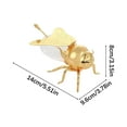 thumbnail image 2 of Dvkptbk Sugar Bowl European Classical Style Bee Sugar Cup, Atmospheric Golden Sugar Cup with Spoon, High-end Kitchen Seasoning Can, Metal Handicraft, 2 of 2