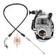 thumbnail image 3 of Carburetor Carb for Honda Big Red 250 Rancher 350 with Throttle Cable, 3 of 5