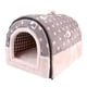 thumbnail image 2 of Caseta para perros semicerrada con cojín interior para dormir en otoño e invierno para gatos L, 2 of 9