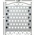thumbnail image 4 of Mango Steam Earring Wall-Mounted Storage Organizer, Metal Silver, 4 of 5