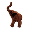 thumbnail image 3 of Estatua de elefante, escultura de elefante versátil, adorno de resina, figura coleccionable L, 3 of 9