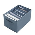thumbnail image 2 of Dengjunhu Wardrobe Clothes Organizer 6/7/9 Grids, Drawer Organizers for Clothing, Foldable Closet Organizers and Storage Basket, Clothing Organizer,Clothes Compartment Storage Box for Bedroom, 2 of 8