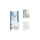 thumbnail image 1 of Architectura rimless pack WC suspendido compacto + asiento + plato + estructura , plato blanco esquí esquí Gafas de esquí, 1 of 5