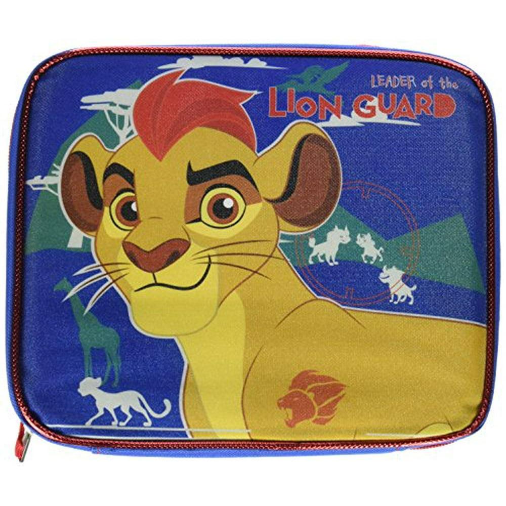Fast Forward LGCOR01ZA Lion Guard Rectangular Lunch Bag, Blue Walmart