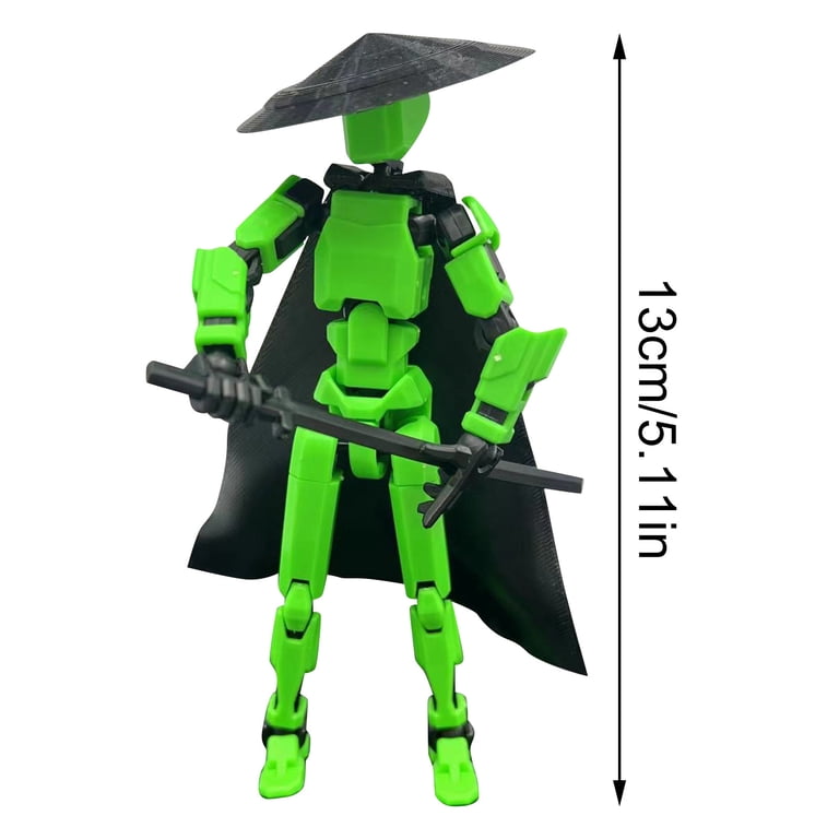 T13 Action Figure Wandering Cyber Ronin Mech Titan 13 3D Printed