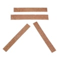 thumbnail image 3 of Pack Of 4 Clarinet Clarionet Natural Neck Joint Cork Sheet Woodwind Parts, 3 of 8