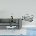 thumbnail image 2 of Organizador de pared para baño, apto para colgar en la pared. Incluye una escultura abstracta de fuego, una estatua de resina y una cesta de almacenam, 2 of 8