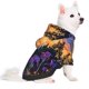 thumbnail image 2 of Fotbe Cosmic Irises At Twilight Sudadera con Estampado para Perros Pequeños – Suéter con Capucha para Mascotas, Tela Suave de Forro Polar con Bolsillo-Small, 2 of 7