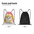 thumbnail image 5 of Easygdp A Funny Cat Drawstring Backpack, Beach Sackpack, Travel Sackpack Lightweight for Sports, Gym, Travel, Swimming - Medium, 5 of 9