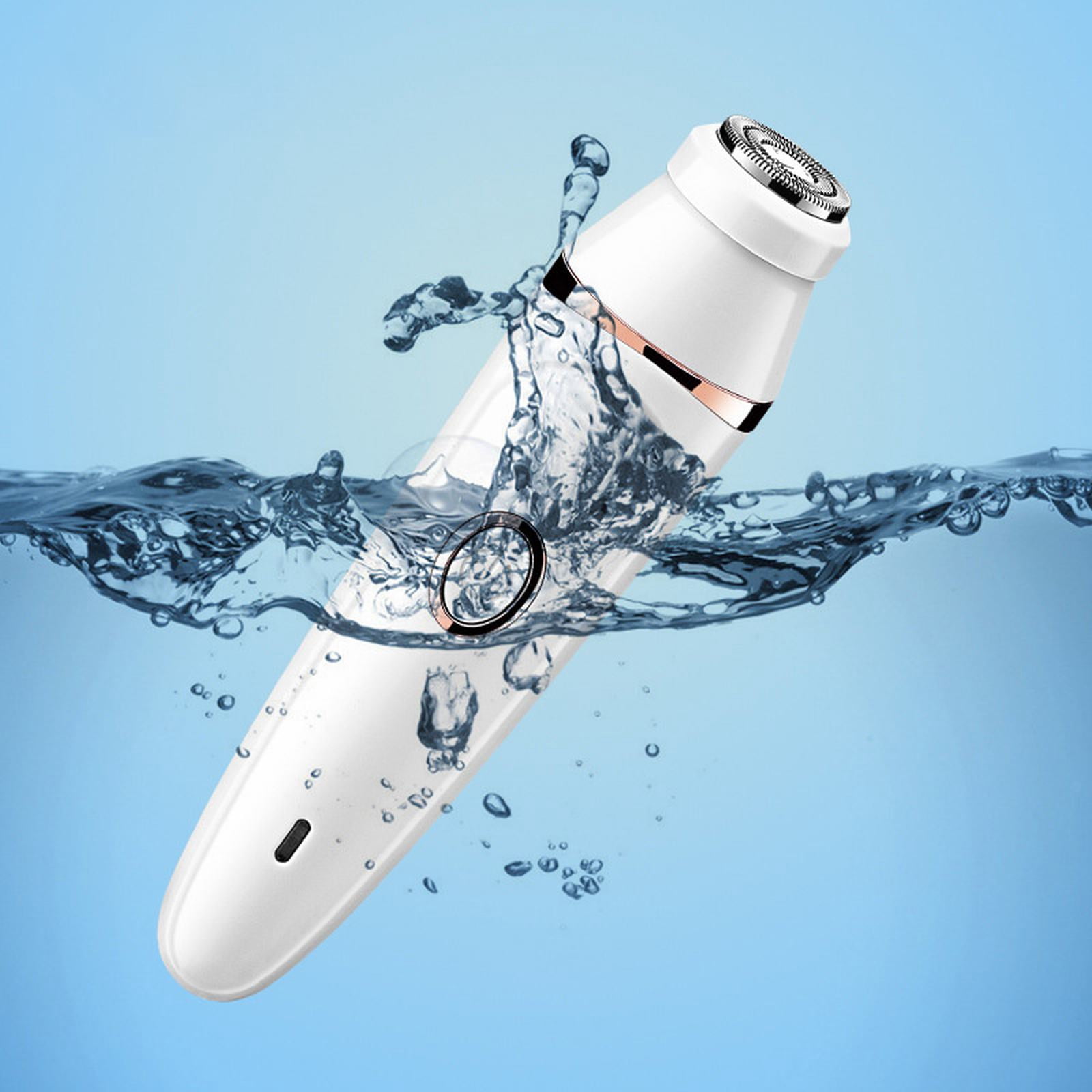 7 In 1 Multifunctional Cordless Face Shaver Set Wet Dry Lady Hair Remover Facial Body Exfoliation USB Rechargeable For Eyebrow Arm Leg