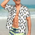 thumbnail image 3 of Haiem Lovely Penguin Printed Hawaiian Shirt for Men - Men’s Casual Beach Summer Shirts - Stretch Fabric with Modern Fit-XX-Large, 3 of 7