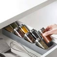 thumbnail image 5 of Milue 8 Grid Spice Storage Rack Kitchen Sauce Bottle Holder Cabinet Drawer Organizer for Spice, 5 of 11