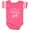 Football Pink and White, variant on Inktastic Meemaw Girl Granddaughter Girls Baby Bodysuit