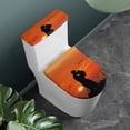 thumbnail image 2 of HELLHERO Elastic Edge Toilet Seat Lid Cover Set & Reusable Soft Adjustable with 2 Pcs Set Toilet Lid Dust Cover Set, Valentine's Day Gifts, 2 of 8