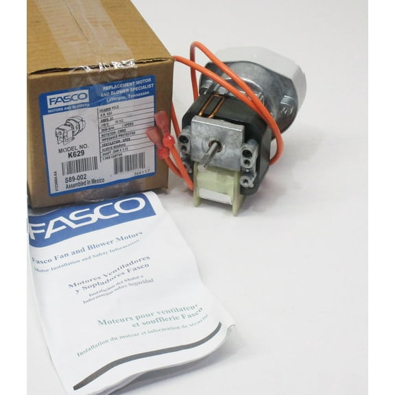 New K629 7102-2187 7990-317P Fasco Furnace Draft Inducer Motor for Evcon 115 Volt 9.94"