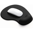 thumbnail image 1 of Office Mousepad with Gel Wrist Support - Ergonomic Gaming Desktop Mouse Pad Wrist Rest - Design Gamepad Mat Rubber Base for Laptop Computer -Silicone Non-Slip Special-Textured Surface, 1 of 8