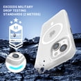 thumbnail image 3 of ULAK iPhone 14 13 Case Clear, Slim Shockproof Bumper MagSafe Compatible Phone Case for Apple iPhone 14 & iPhone 13 for Man Boys Women Girls, Matte White, 3 of 8