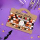 thumbnail image 4 of Juegos de pulseras de Halloween, Pulseras de cuentas superpuestas góticas, Fantasma espeluznante, Calabaza, Pulsera elástica, 4 of 6