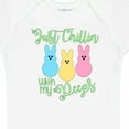 thumbnail image 4 of Inktastic Funny Easter Just Chillin' with My Peeps Boys or Girls Baby Bodysuit, 4 of 5