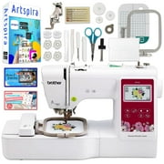 Brother PE545 Embroidery Machine with 4" x 4" Hoop & Accessories