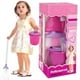 thumbnail image 1 of Juego de juguetes de limpieza para niños, juego de simulación, herramientas de limpieza del hogar, escoba, fregona, cepillo, cubo, regalos de aprendizaje, 1 of 9
