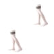 thumbnail image 4 of Jumpingount Paquete de 4 calcetines hasta la rodilla para mujer de 32 cm, medias hasta el muslo para Cosplay Type7 NO7, 4 of 6
