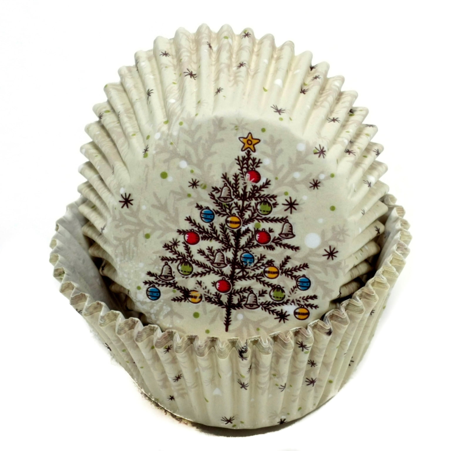 Christmas Tree Baking Cups 50 Count Case Pack of 72