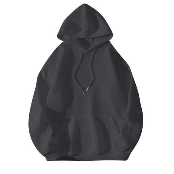 YUGYXL Hoodies for Women Oversized Graphic Sweatshirt Hoodie Couple Teen Pullover Tops Dark Gray Hoodie M