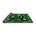 thumbnail image 2 of Ahgly Company Indoor Rectangle Abstract Emerald Green Modern Area Rugs, 2' x 3', 2 of 4