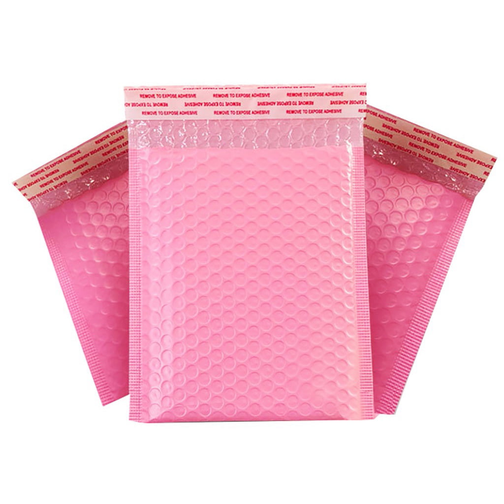 50 PCS Rose Gold Plastic Bubble Envelopes Bags – The Pink Room Co.