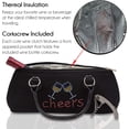 thumbnail image 4 of Primeware 3027-CH Womens Cheers Insulated Single Bottle Wine Clutch Tote Bag, 4 of 7