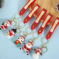 thumbnail image 2 of LLavero de Papá Noel de Navidad, muñeco de nieve, campana, bolsa, llavero de coche, accesorio, regalo de Festival, 2 of 4