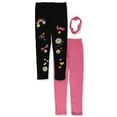 thumbnail image 1 of Pink Velvet Girls' 2-Pack Unicorn Leggings With Bonus Headband - fuchsia/multi, 14 - 16 (Big Girls), 1 of 3