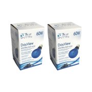 2 Pack DayView Wild-Blue 60 Watt Heat Lamp