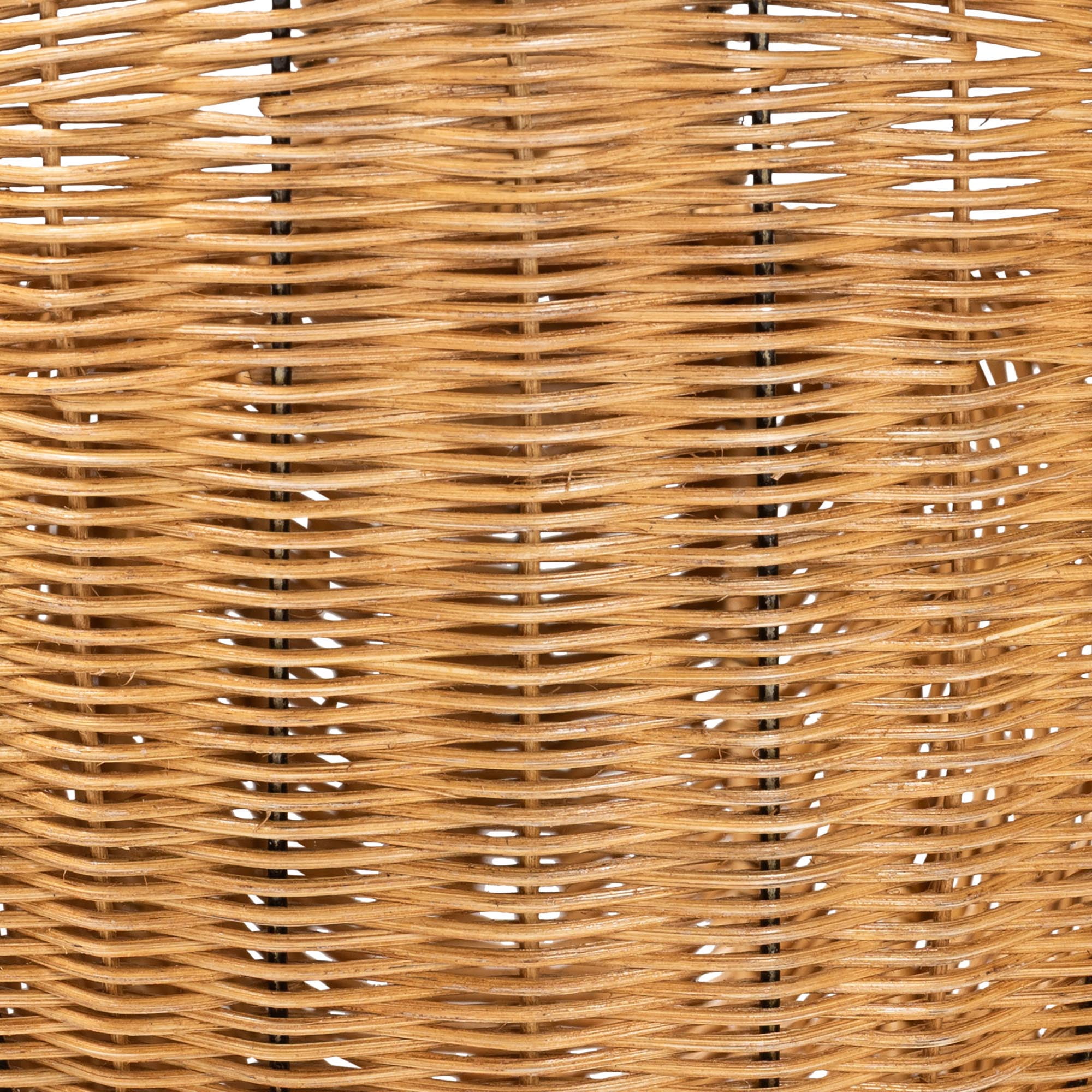 bali & pari Florabel Boho Storage Basket, Light Honey