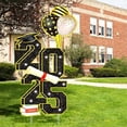 thumbnail image 4 of Diconna Graduation Garden Stakes, Shiny Numbers Balloons Yard Sign Ground Insert Outdoor Decor for Lawn, 4 of 7