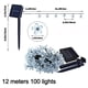 thumbnail image 2 of Dinheiro - Guirnalda de luces solares con forma de flores, varios LED para vallas de jardín, patio, césped, decoración de fiestas, 2 of 5