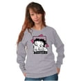 thumbnail image 5 of Betty Boop Pudgy Besties Dog Lover Women Crewneck Sweatshirt Brisco Brands L, 5 of 6