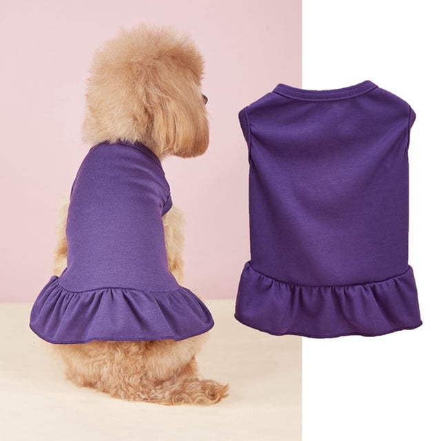 SIfdSeng Dog Clothes Medium Sized Dog Girl Pet Clothes Spring Summer Pet Breathable Comfortable Clothes Cute Printed Pet Clothes for Cats Dogs Dog Shirts for Small Dogs Girl Fall Dog Clothes