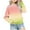 Pink2#, variant on qolati Girls Sweatshirt Raglan Long Sleeve Crewneck Pullover T-Shirts Casual Loose Fit Tunic Tops Spring Outfits 2025 Spring