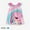 Watermelon, variant on Peppa Pig Toddler Girls Dresses Pink Graphic Watermelon Collar Sleeveless Summer Dress Sizes 2-6