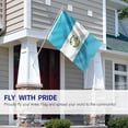 thumbnail image 4 of ANLEY Fly Breeze 3x5 Foot Guatemala Flag - Vivid Color and UV Fade Resistant - Canvas Header and Double Stitched - Guatemalan Country Flags Polyester with Brass Grommets 3 X 5 Ft, 4 of 7